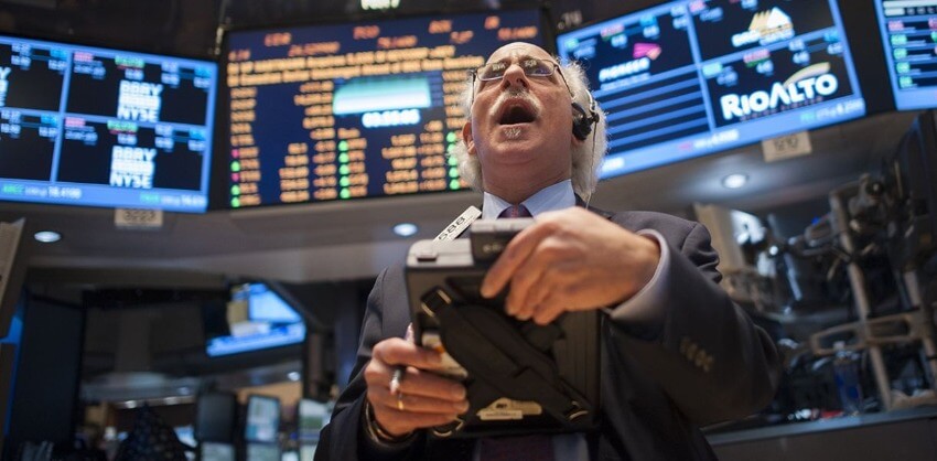 Fall of Dow Jones index
