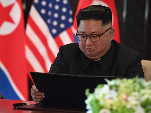 Kim Jong-Un signed an accordance with Donald Trump