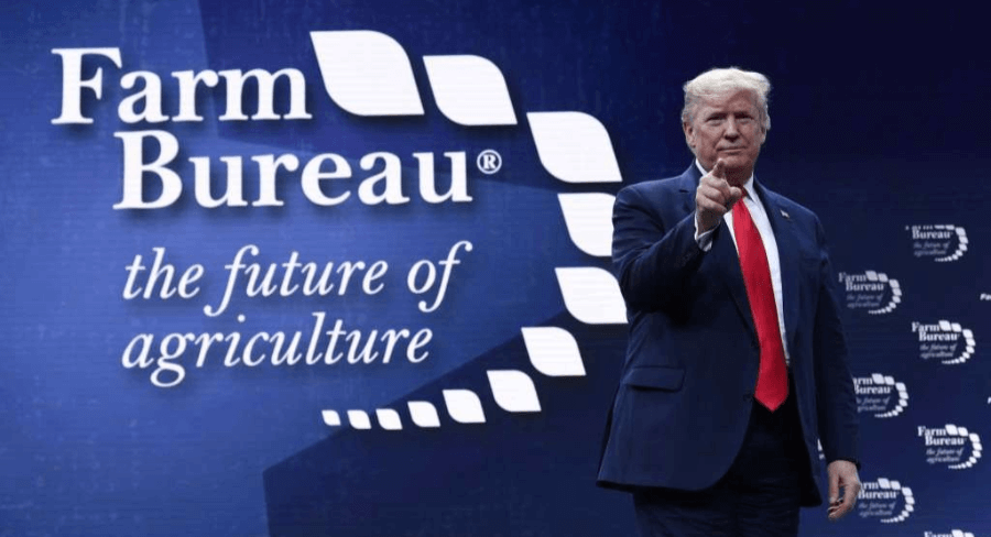 Дональд Трамп на встрече с фермерами в Остине