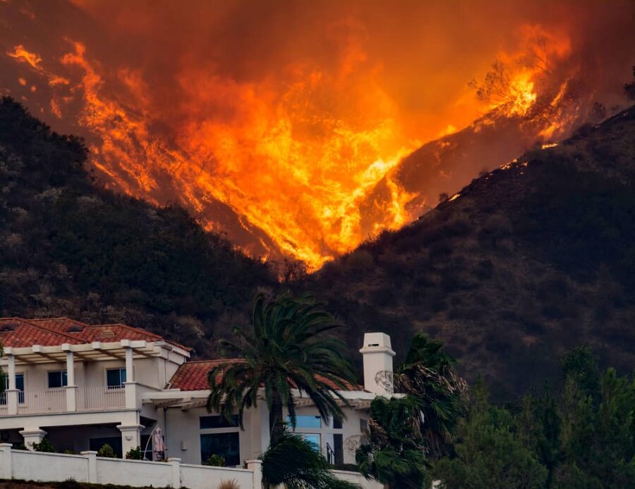 Пожары в Калифорнии 2020