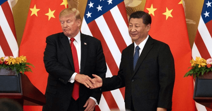 президент США Дональд Трамп и председатель КНР Си Цзиньпин