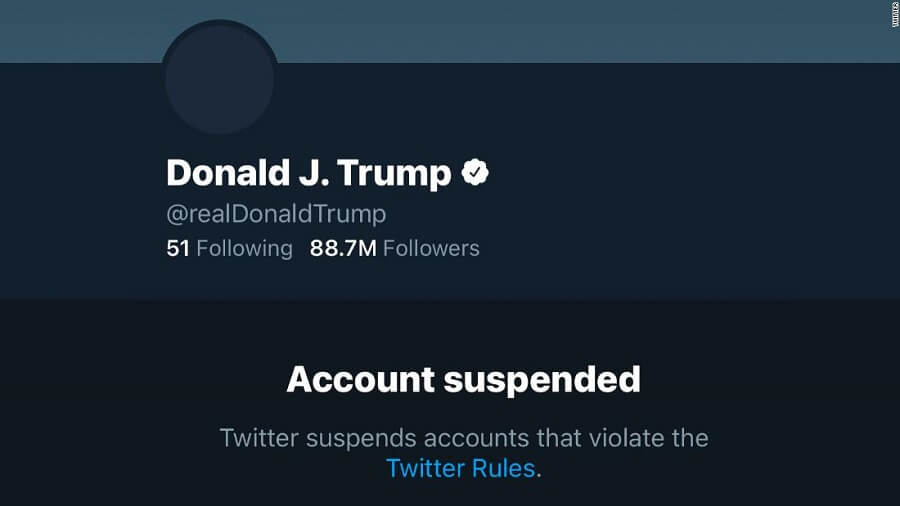 Твиттер заблокировал Трампа