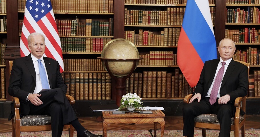 Первая встреча Путина и Байдена в Женеве