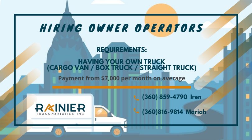 owner operator cargo van delivery jobs
